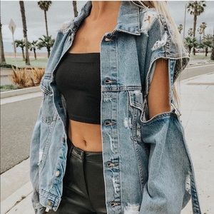Carmar Denim Oversized Jean Jacket